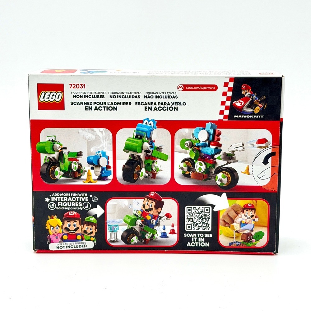 LEGO Super Mario Mario Kart Yoshi Bike 72031 Building Set 133 Pieces New - Picture 2 of 8